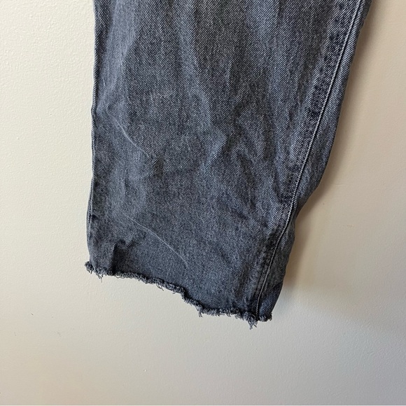 Old Navy Maternity Full Panel Slouchy Straight Distressed Gray Jeans 16 - Picture 5 of 11